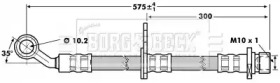 Шлангопровод BORG & BECK BBH7016