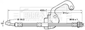 Шлангопровод BORG & BECK BBH7055