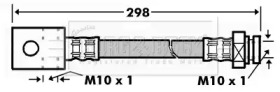 Шлангопровод BORG & BECK BBH7163