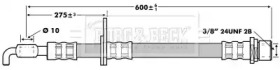 Шлангопровод BORG & BECK BBH7214