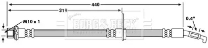 Шлангопровод BORG & BECK BBH7231