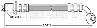 Шлангопровод BORG & BECK BBH7284