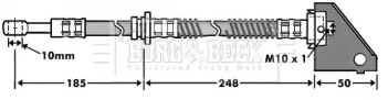 Шлангопровод BORG & BECK BBH7463