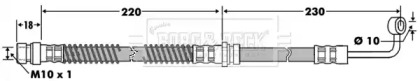 Шлангопровод BORG & BECK BBH7472