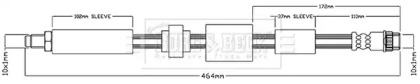 Шлангопровод BORG & BECK BBH7516