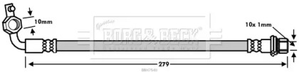 Шлангопровод BORG & BECK BBH7540