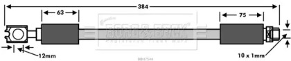 Шлангопровод BORG & BECK BBH7544