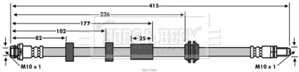 Шлангопровод BORG & BECK BBH7589