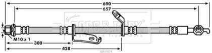 Шлангопровод BORG & BECK BBH7874