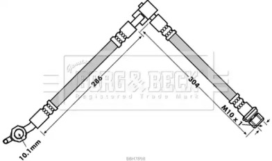 Шлангопровод BORG & BECK BBH7898