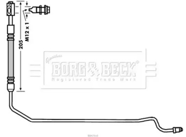 Шлангопровод BORG & BECK BBH7910