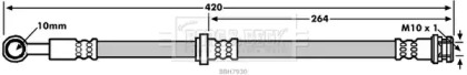 Шлангопровод BORG & BECK BBH7930