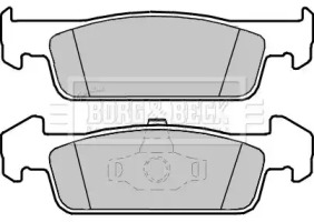 Комплект тормозных колодок BORG & BECK BBP2408