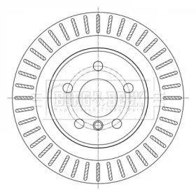 Тормозной диск BORG & BECK BBD5383