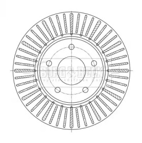 Тормозной диск BORG & BECK BBD5384