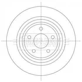 Тормозной диск BORG & BECK BBD5385