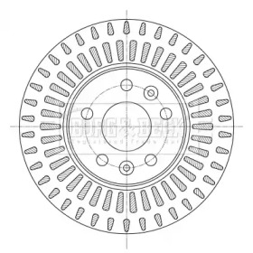 Тормозной диск BORG & BECK BBD5391