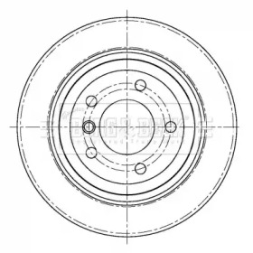 Тормозной диск BORG & BECK BBD5416
