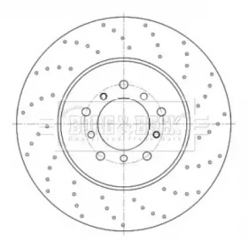 Тормозной диск BORG & BECK BBD6076S