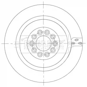 Тормозной диск BORG & BECK BBD6105S