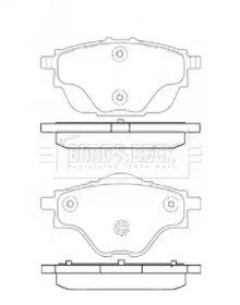 Комплект тормозных колодок BORG & BECK BBP2451