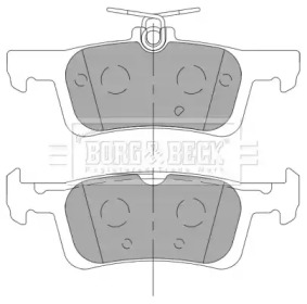 Комплект тормозных колодок BORG & BECK BBP2462