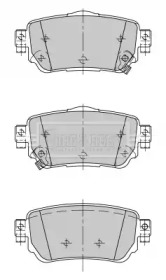 Комплект тормозных колодок BORG & BECK BBP2498