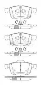 Комплект тормозных колодок BORG & BECK BBP2529