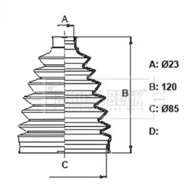 Пыльник BORG & BECK BCB6148