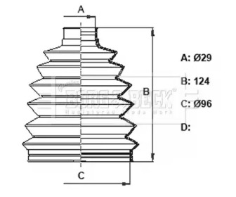 Пыльник BORG & BECK BCB6384