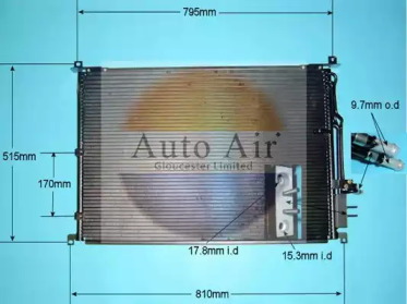 Конденсатор AUTO AIR GLOUCESTER 16-9798