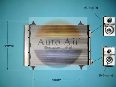 Конденсатор AUTO AIR GLOUCESTER 16-9008A