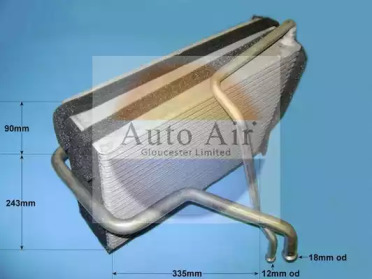 Испаритель AUTO AIR GLOUCESTER 21-5609