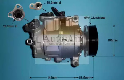 Компрессор AUTO AIR GLOUCESTER 14-9657P