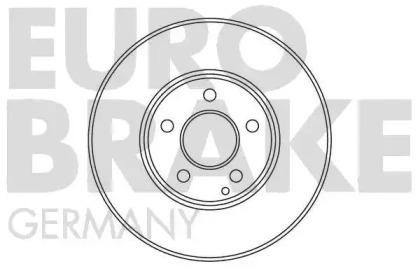 Тормозной диск EUROBRAKE 5815203381