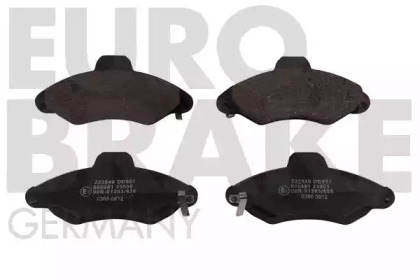 Комплект тормозных колодок EUROBRAKE 5502222549