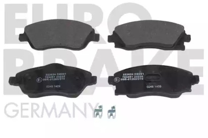 Комплект тормозных колодок EUROBRAKE 5502223624