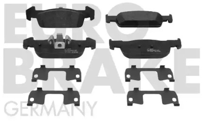 Комплект тормозных колодок EUROBRAKE 5502223971