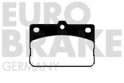 Комплект тормозных колодок EUROBRAKE 5502224501