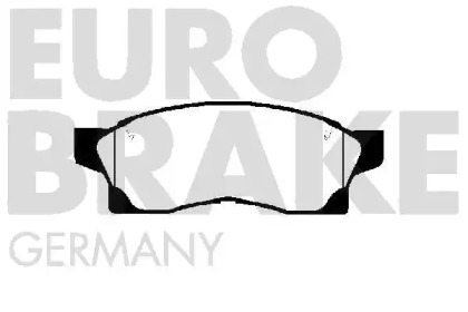 Комплект тормозных колодок EUROBRAKE 5502224529