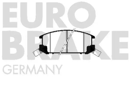 Комплект тормозных колодок EUROBRAKE 5502224531