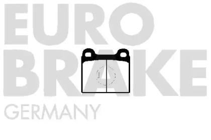 Комплект тормозных колодок EUROBRAKE 5502224704