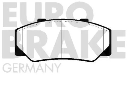 Комплект тормозных колодок EUROBRAKE 5502224805