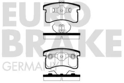 Комплект тормозных колодок EUROBRAKE 5502225115