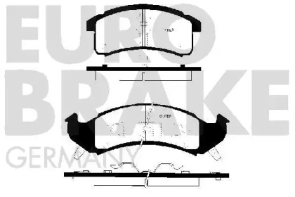 Комплект тормозных колодок EUROBRAKE 5502229213