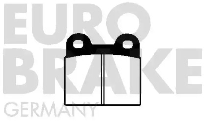 Комплект тормозных колодок EUROBRAKE 5502229905