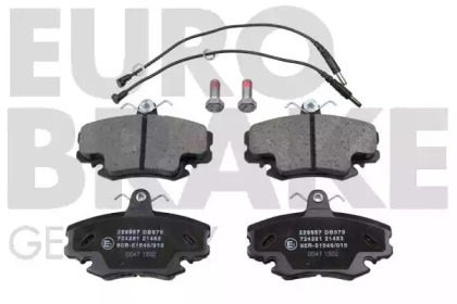 Комплект тормозных колодок EUROBRAKE 5502229957