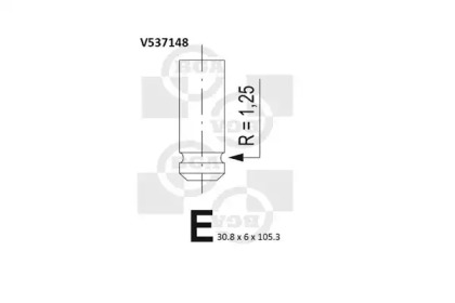 Клапан BGA V537148