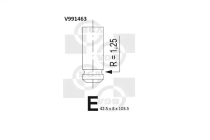 Клапан BGA V991463