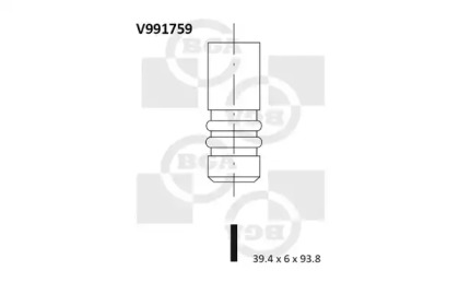 Клапан BGA V991759